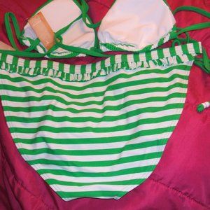 Arizona Jean green/white bikini new XL